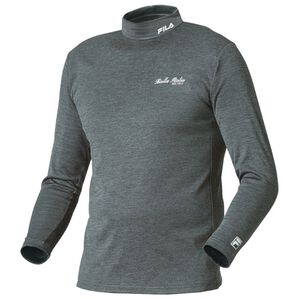 「≪ＴＶ限定★≫＜フィラ＞まさに画期的！防風アクティブハイネック（メンズ肌着・インナーウェア）」｜杢グレー