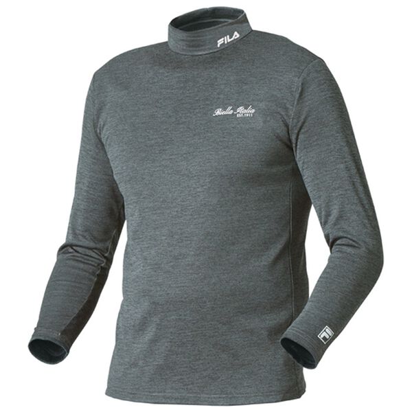 「≪ＴＶ限定★≫＜フィラ＞まさに画期的！防風アクティブハイネック（メンズ肌着・インナーウェア）」｜杢グレー