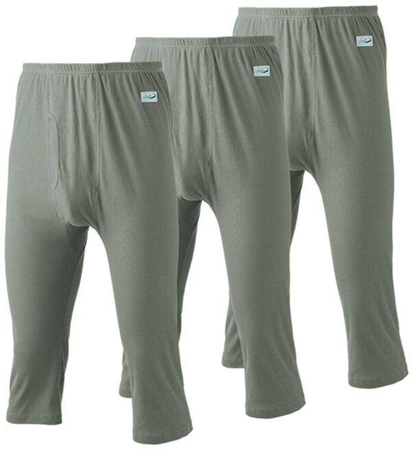 「【３枚組】＜クロコダイル＞夏用さらっと着心地の綿１００％ステテコ（メンズ靴下・タイツ）」｜グレー3枚組