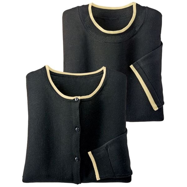 BELLUNA（ベルーナ）の「洗える！綿タッチ素材カーディガンアンサンブル（アンサンブル）」｜詳細画像