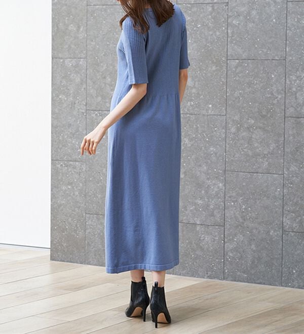 RANAN（ラナン）の「フェザーニットワンピースアンサンブル（ニットワンピース）」｜詳細画像