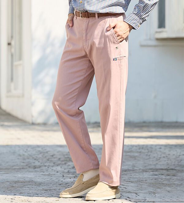 「＜アーノルド　パーマー＞デニム＆チノから選べる定番ストレッチパンツ（メンズフルレングスパンツ）」｜詳細画像