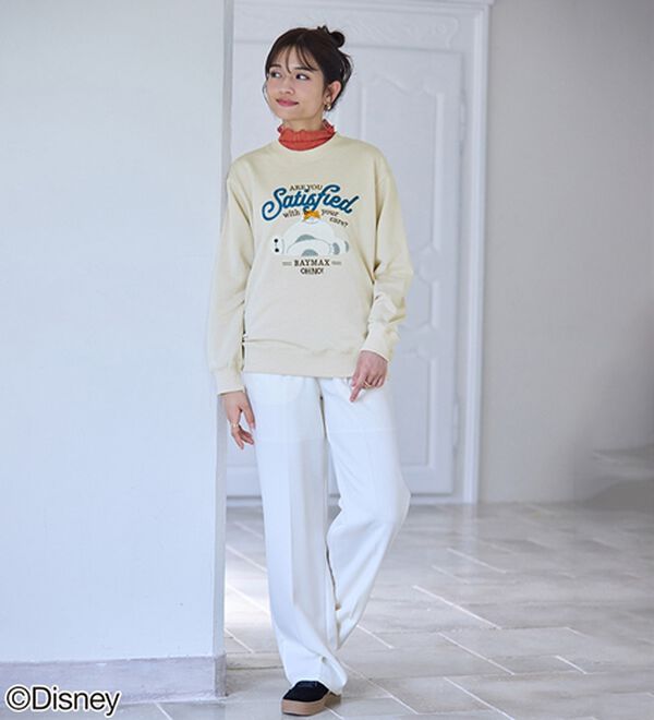 BELLUNA（ベルーナ）の「＜Ｄｉｓｎｅｙ＞【ベイマックス】さがら刺しゅう裏毛トレーナー（カットソー）」｜詳細画像