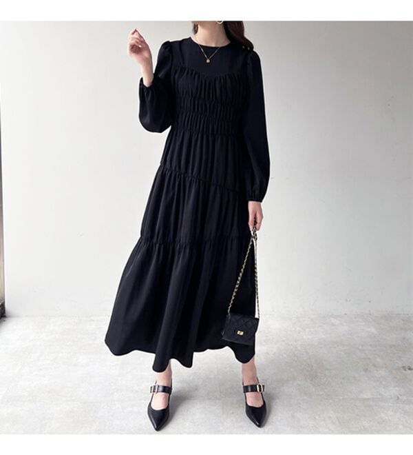 GeeRA（ジーラ）の「オケージョンにも対応！コルセット風デザインワンピ（その他ワンピース）」｜詳細画像