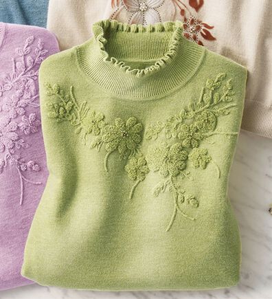 BELLUNA（ベルーナ）の「モチーフデザインセーター（ニット・セーター）」