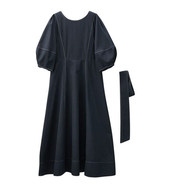 GeeRA（ジーラ）の「前後２ＷＡＹランタンスリーブフレアーワンピース（その他ワンピース）」｜詳細画像