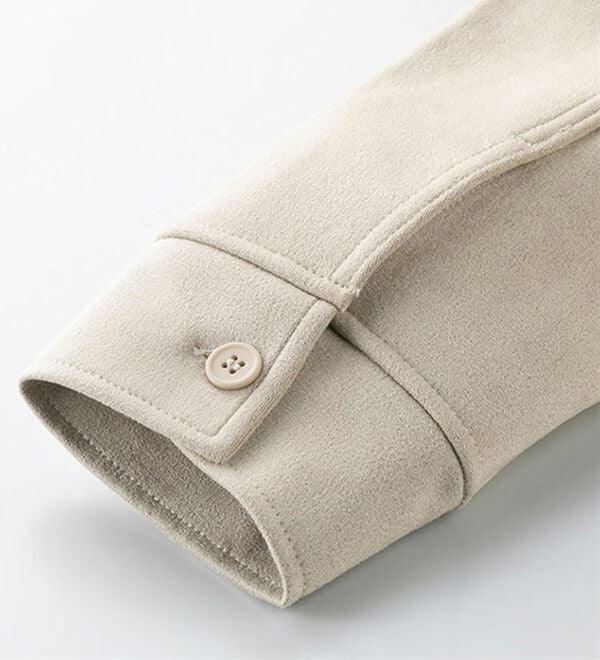 「＜ケン・コレクション＞裏チェックが素敵な暖かスエード調ジャケット（メンズブルゾン）」｜詳細画像