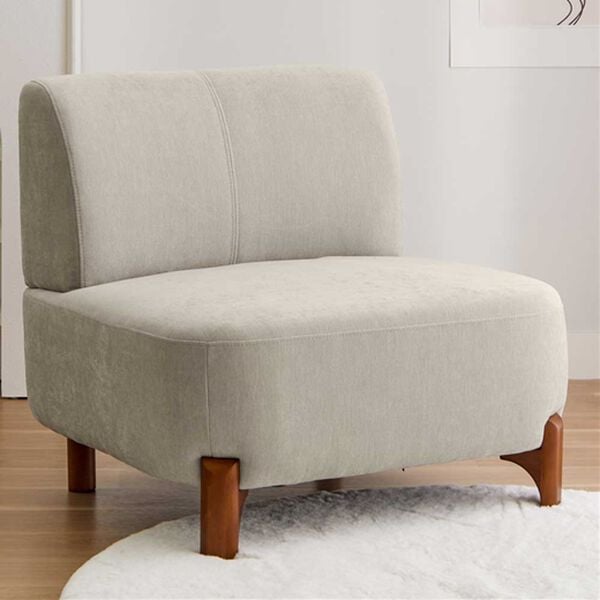 iellio（イエリオ）の「木脚コンパクトソファＤａｒａｍ＜１人掛ソファ＞（ソファ）」｜グレージュ（ベージュ）