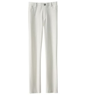 BELLUNA（ベルーナ）の「グーンと伸びる！ヒンヤリレギンスパンツ（フルレングスパンツ）」｜オフ白