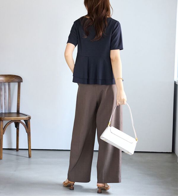 alotta（アロッタ）の「スクエアネックティアードトップス（カットソー）」｜詳細画像