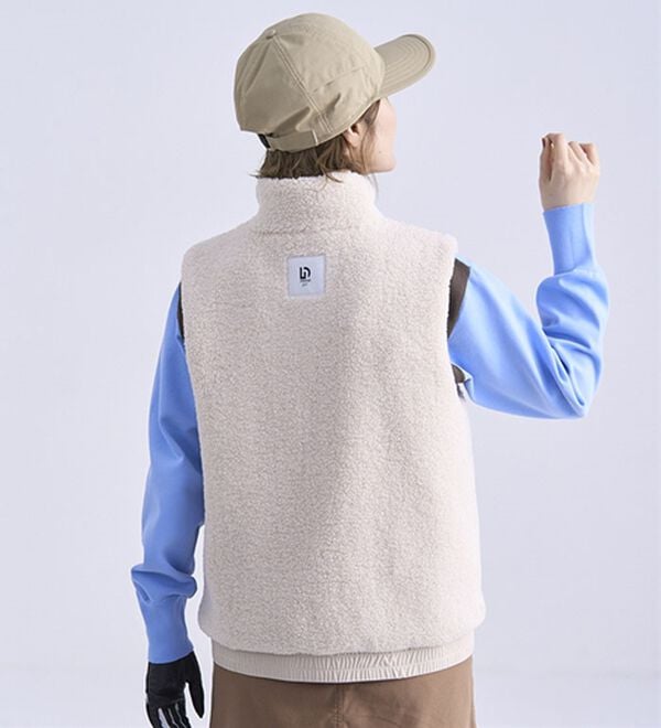 BELLUNA（ベルーナ）の「はっ水リバーシブルボアベスト（ベスト）」｜詳細画像