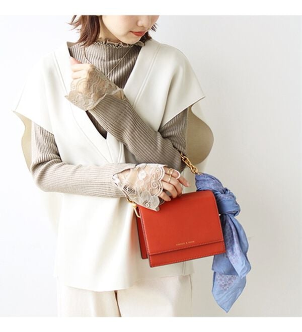 GeeRA（ジーラ）の「大人可愛い！レースが上品なハイネックニット（ニット・セーター）」｜詳細画像