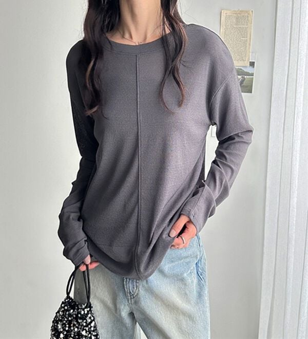 GeeRA（ジーラ）の「着回し自在！スラブシアートップス（カットソー）」｜詳細画像