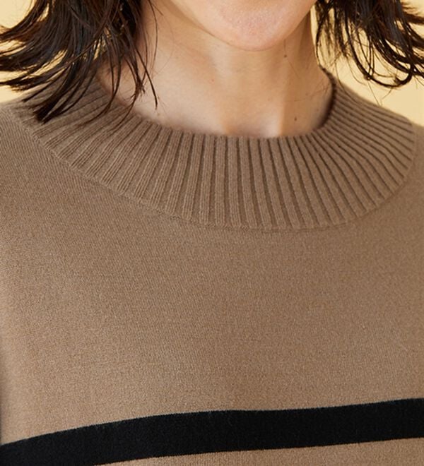 BELLUNA（ベルーナ）の「もちもち素材ハイネックニットプルオーバー（ニット・セーター）」｜詳細画像