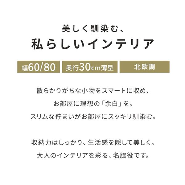 iellio（イエリオ）の「薄型リビング収納（ラック・棚・本棚）」｜詳細画像