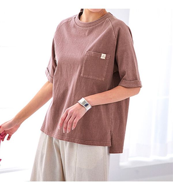 サンタナ Tシャツ ベージュ コットン混紡 サンタナ Tシャツ ベージュ コットン混紡