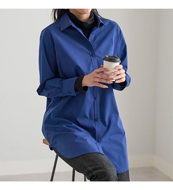 BELLUNA（ベルーナ）の「なめらかテンセル（ＴＭ）繊維ストレッチプルオーバー（カットソー）」｜詳細画像