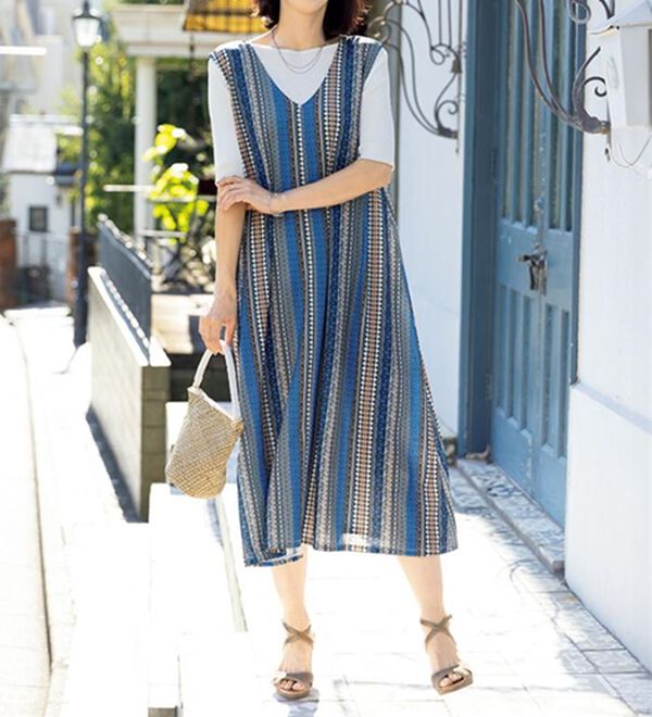 ルフラン（ルフラン）の「選べる！華やぎジャンパードレス（ジャンパースカート）」｜詳細画像