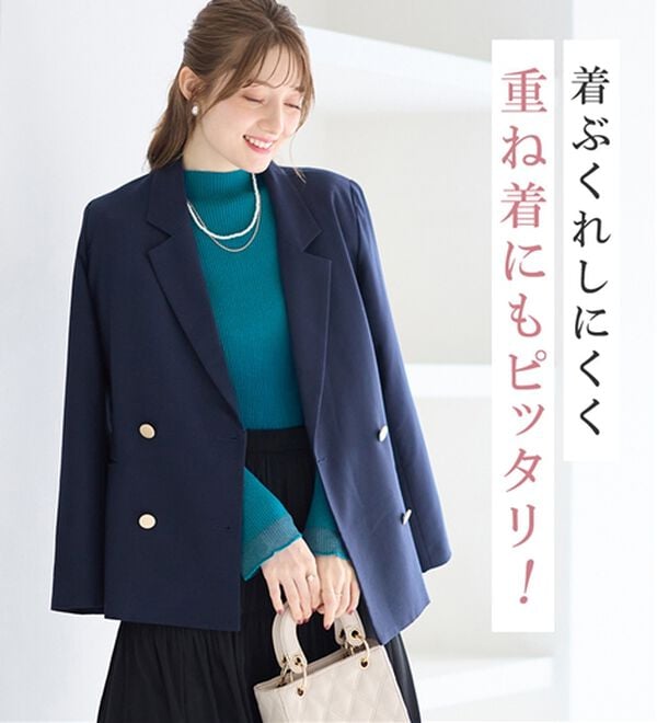 alotta（アロッタ）の「パチパチしにくい！洗える袖シアー切替ニットプルオーバー（ニット・セーター）」｜詳細画像