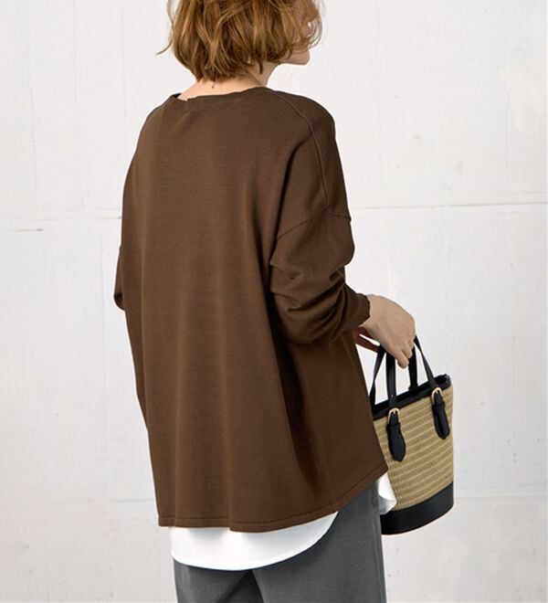 BELLUNA（ベルーナ）の「ゆったりニットプルオーバー（ニット・セーター）」｜詳細画像