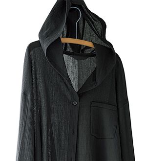 BELLUNA（ベルーナ）の「《ＨｕｇＲｅａｍコットン》冷房対策パーカー（パーカー）」｜ブラック