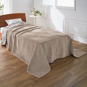 「なめらかボア２ＷＡＹソファカバー（ソファーカバー）」｜モカ