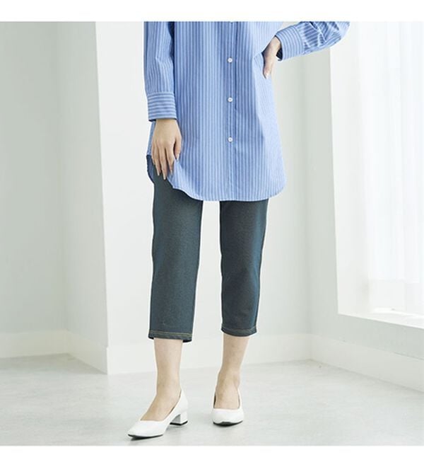 BELLUNA（ベルーナ）の「デニム調レギンス（スパッツ・レギンス）」｜詳細画像