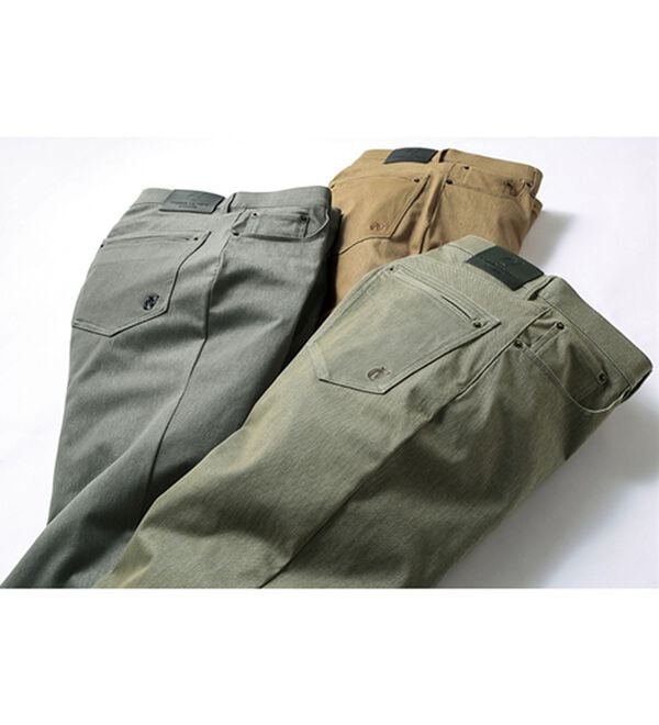 「【３本組】＜コムルヴァン・オム＞新定番！杢調ストレッチパンツ（メンズフルレングスパンツ）」｜詳細画像