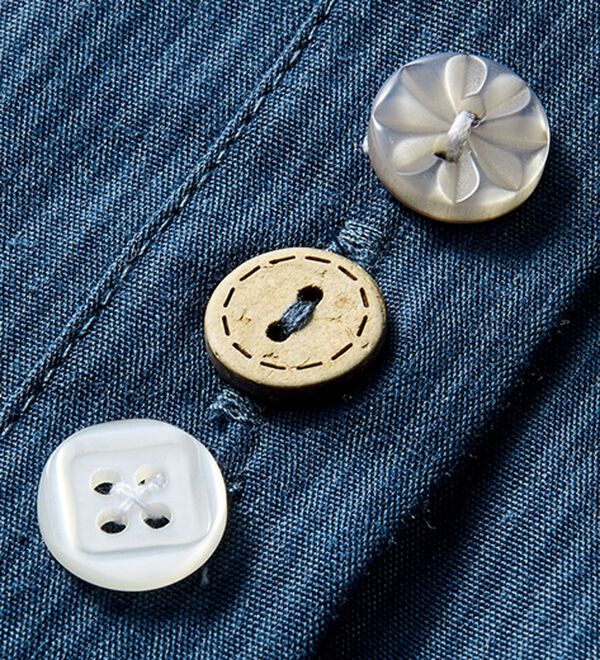 ルフラン（ルフラン）の「【３色組】大活躍！アイロンいらずのかっぽうシャツ（ホームウェア）」｜詳細画像