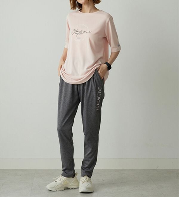 BELLUNA（ベルーナ）の「＜ＥＬＬＥ　Ａｃｔｉｖｅ＞ハニカムメッシュ素材ジャージパンツ（その他パンツ）」｜詳細画像