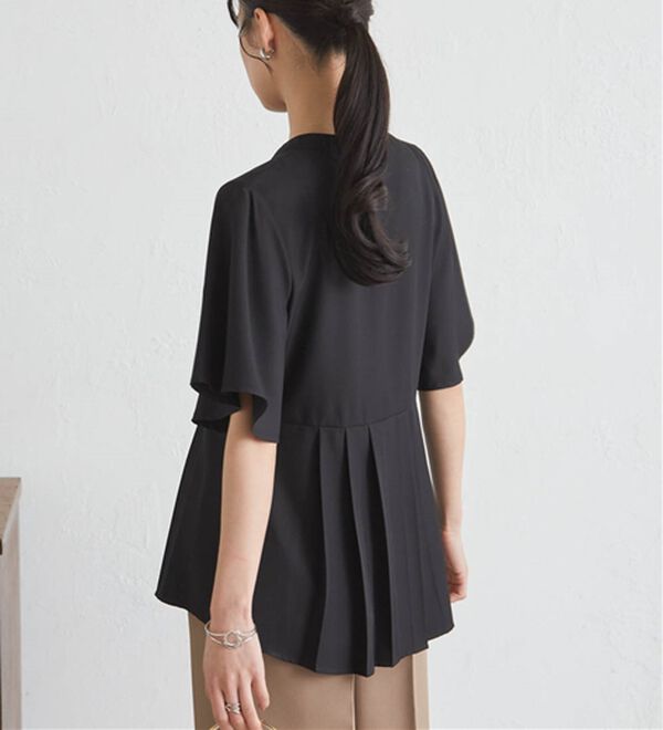 RANAN（ラナン）の「ウエストタックフレアブラウス（ブラウス）」｜詳細画像