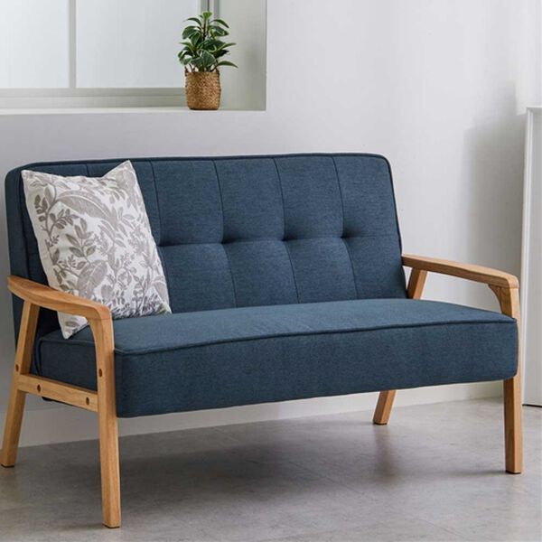 天然木フレームコンパクトソファAreum＜1人掛・2人掛