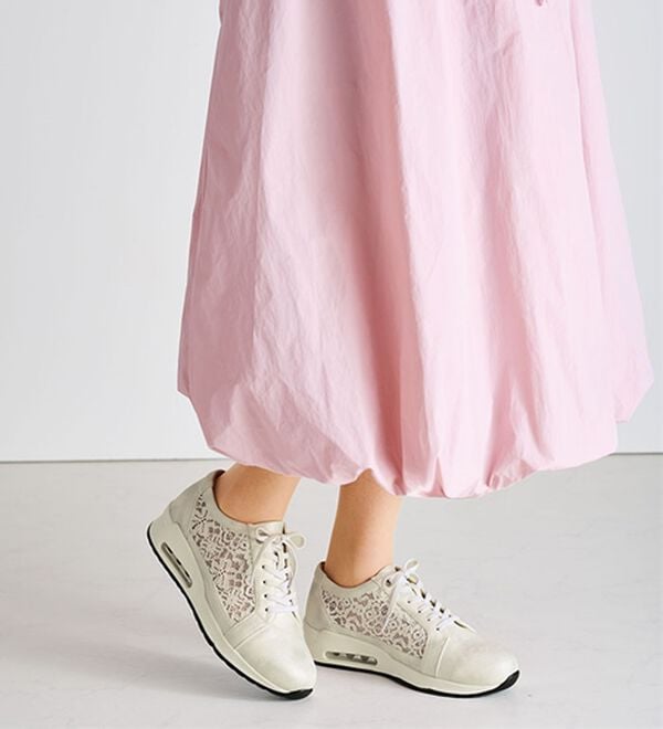 ルフラン（ルフラン）の「４Ｅフラワーレーススニーカー（スニーカー）」｜詳細画像