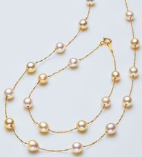 ルフラン（ルフラン）の「１８金バロックあこや真珠ジュエリー（ネックレス・ペンダント）」