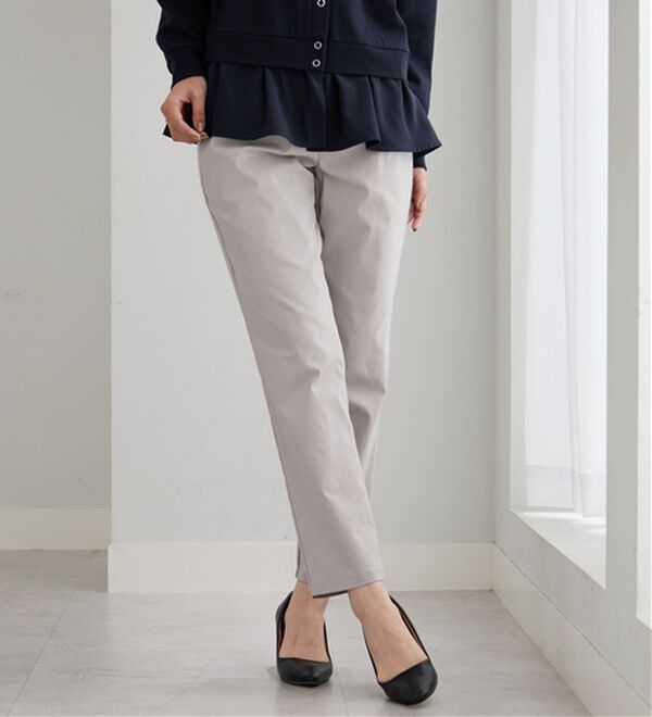 BELLUNA（ベルーナ）の「チノ見えストレッチ素材テーパードパンツ（テーパードパンツ）」｜詳細画像