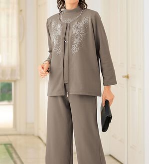 ルフラン（ルフラン）の「【３点セット】ストーンデザイン３点セットスーツ＜エレミス＞（その他スーツ）」｜詳細画像