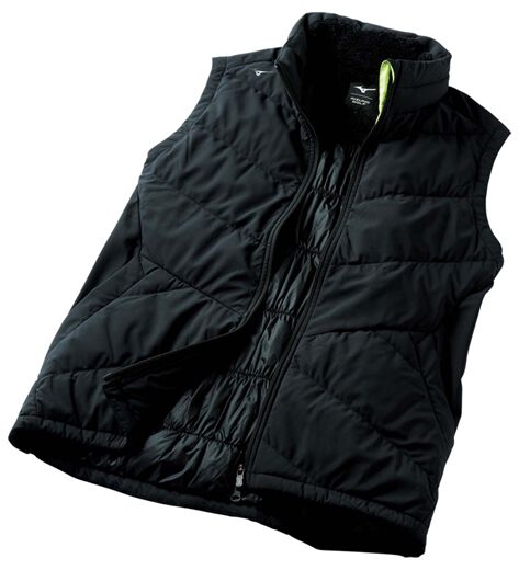レディース ベスト M 黒　ミズノ　ブラック　ゴルフ　ダウン　ブレスサーモ MIZUNO ミズノ コールドチャージベスト22 ゴルフ ベスト - メルカリ