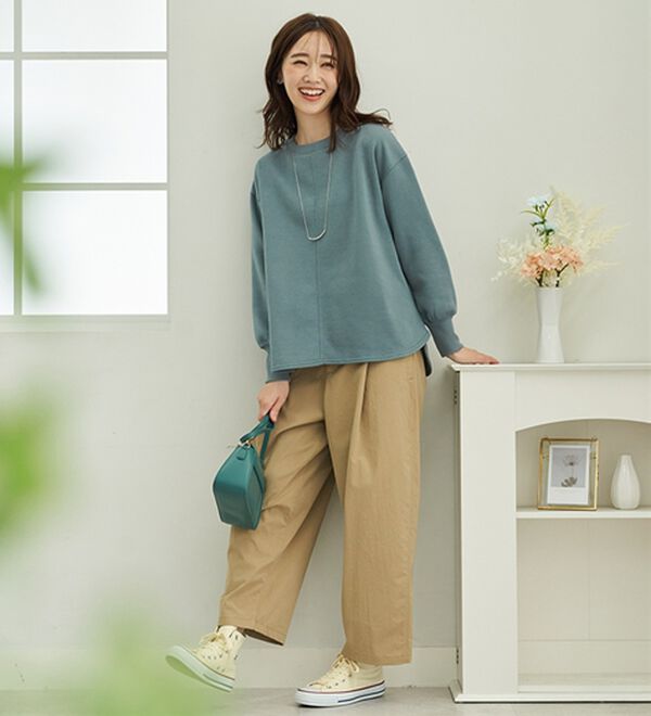 BELLUNA（ベルーナ）の「あったかキレイ！大人のこだわりトレーナー（トレーナー・スウェット）」｜詳細画像