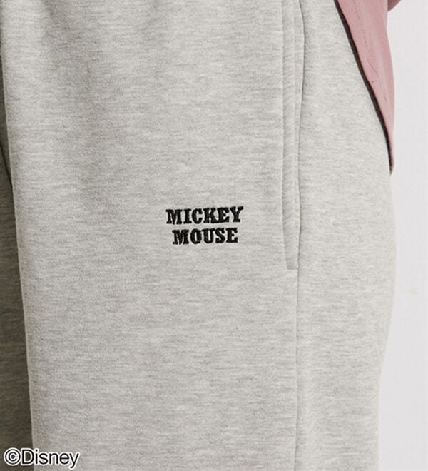BELLUNA（ベルーナ）の「＜Ｄｉｓｎｅｙ＞【ミッキー】プリント裏起毛スウェットパンツ（ワイドパンツ・ガウチョ）」｜詳細画像
