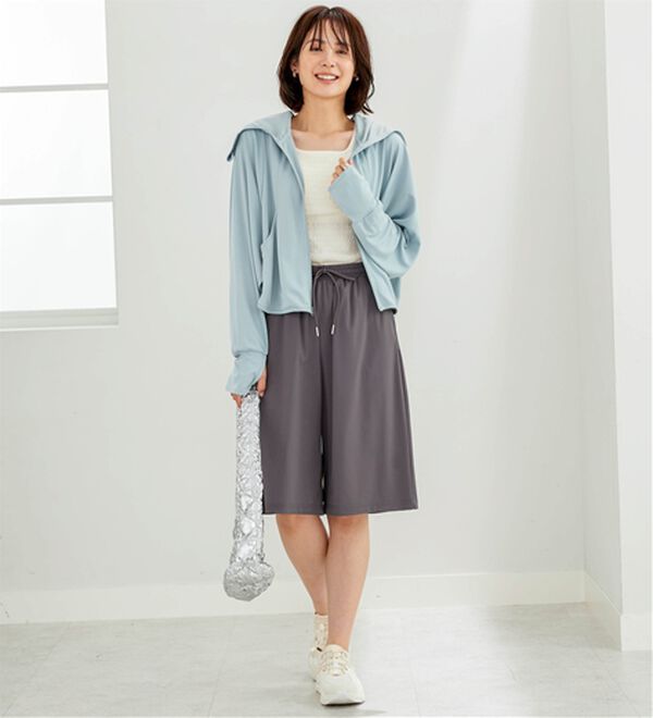 BELLUNA（ベルーナ）の「ヒンヤリ爽快！ゆったりハーフパンツ（その他パンツ）」｜詳細画像