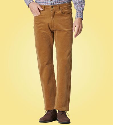 「まるごとのびのびコーデュロイパンツ（メンズフルレングスパンツ）」