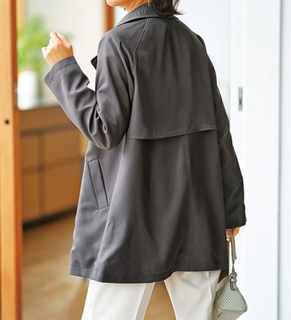 BELLUNA（ベルーナ）の「花粉対策！ライナー付ミドル丈トレンチコート（ハーフコート）」｜詳細画像