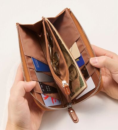 「イタリアンレザー理想のコンパクト長財布（メンズ財布・パスケース）」