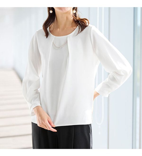 RANAN（ラナン）の「【４点セット】カーデ以上ジャケット未満キレイみえ印象チェンジセットスーツ（その他スーツ）」｜詳細画像