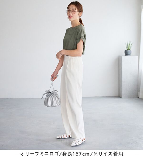 Viola e Viola（ヴィオラ エ ヴィオラ）の「脱普通！すっきり見え大人の上品Ｔシャツ（Tシャツ）」｜詳細画像