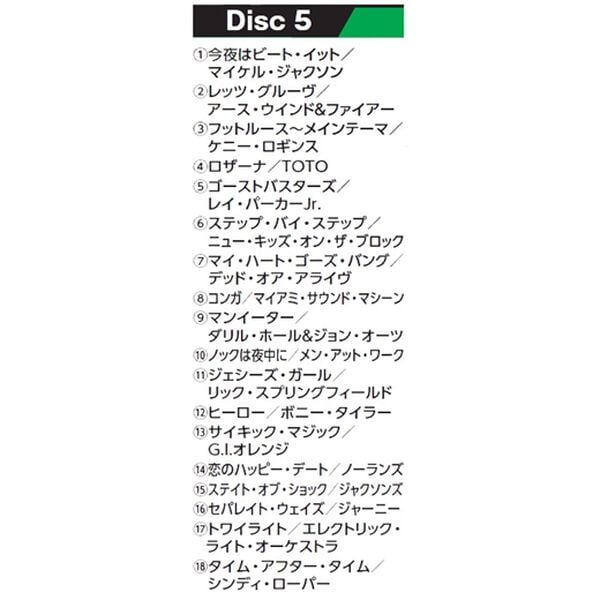 「ＰＡＲＡＤＩＳＥ　８０年代洋楽ベストヒッツ（ＤＶＤ）」｜詳細画像