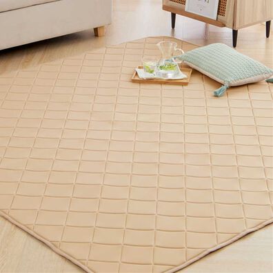 iellio（イエリオ）の「もちもちひんやり冷感低反発ラグ＜カーペット・接触冷感・防ダニ・裏面滑りにくい加工付＞（ラグ）」