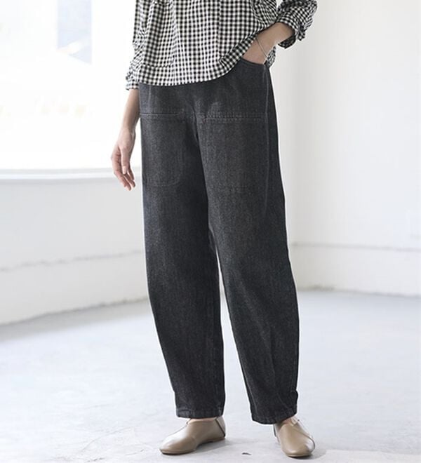 BELLUNA（ベルーナ）の「ポケットデザインコロンデニムパンツ（フルレングスパンツ）」｜詳細画像