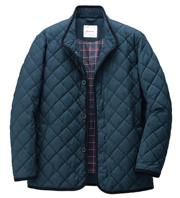 「＜ゴールデンベア＞ウォッシャブルキルティングジャケット（メンズジャケット）」｜ネイビー