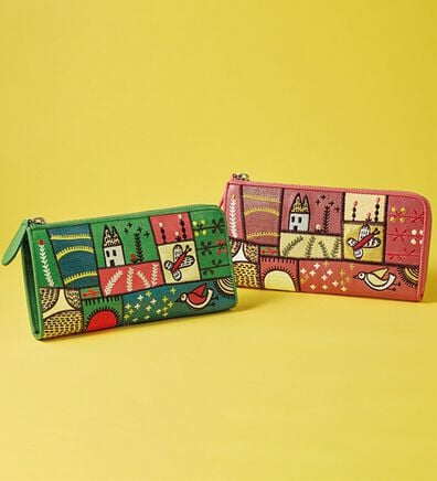 BELLUNA（ベルーナ）の「＜ホコモモラ＞Ｌ字ファスナー型長財布（財布・パスケース）」